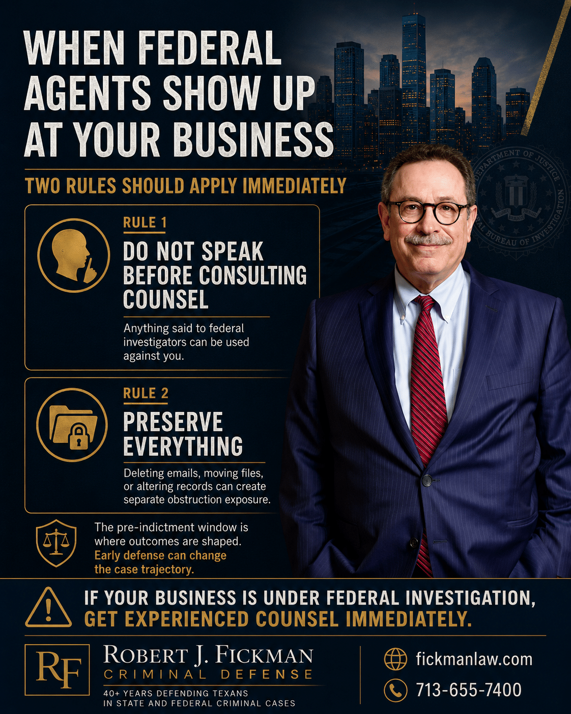 When Federal Agents Show Up at Your Business